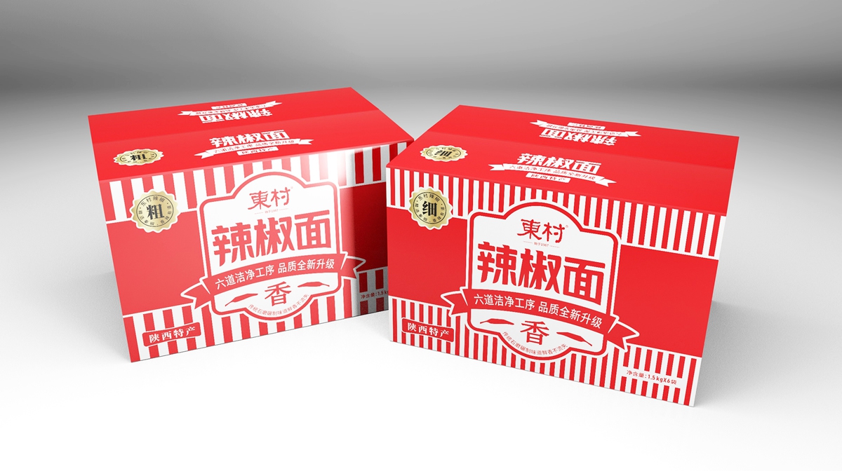 东村辣椒粉包装设计案例｜用终端视觉打造货架竞争力(图3)