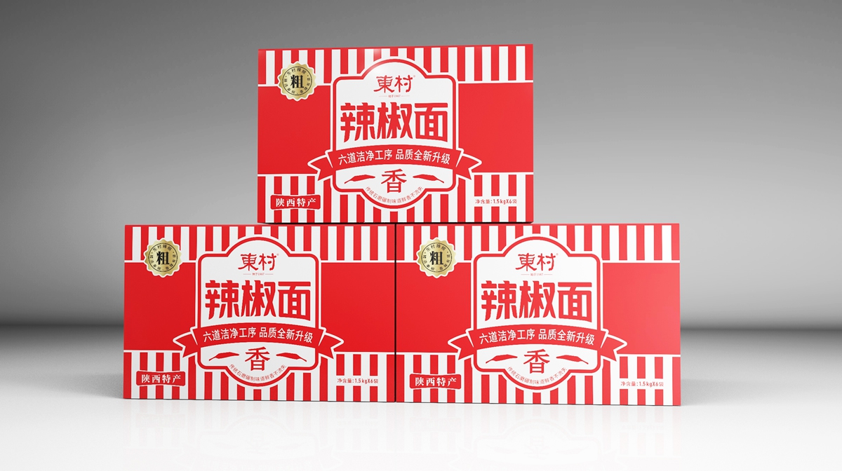 东村辣椒粉包装设计案例｜用终端视觉打造货架竞争力(图2)